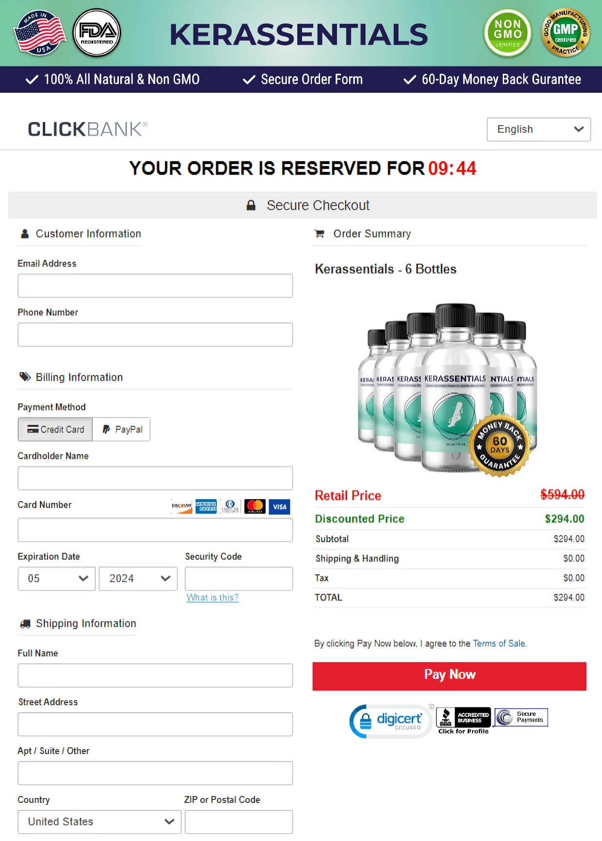 Kerassentials+Special+Price